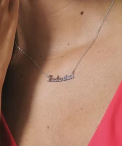 Alternative view of Collana Nome Argento