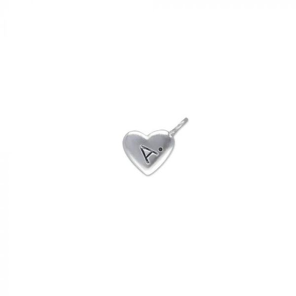 Alternative view of FILO D'AMORE SIGILLO CUORE 10MM ARGENTO