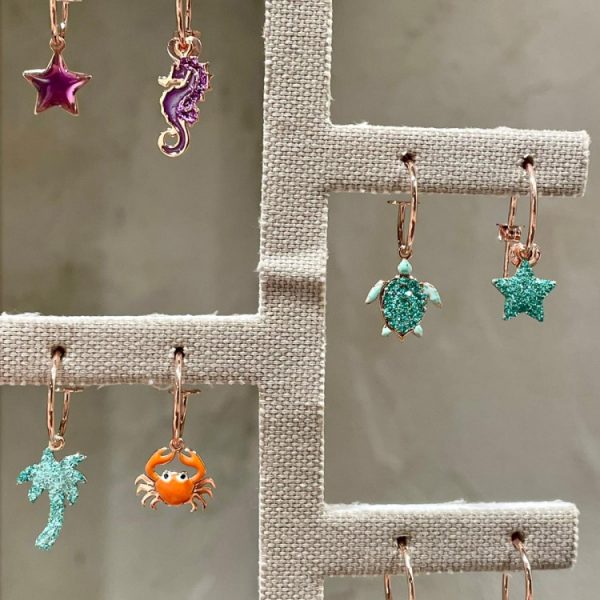 Alternative view of Orecchino Micro Cerchietto