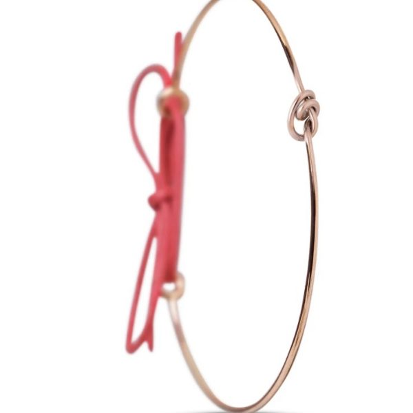 Alternative view of Bracciale NODO D'AMORE - Oro Rosa 9kt