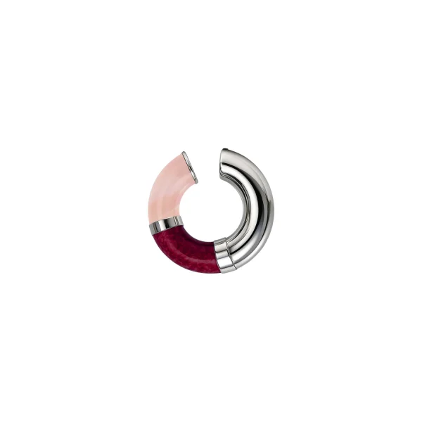Earcuff 90's Baby - Rosa antico / Bordeaux