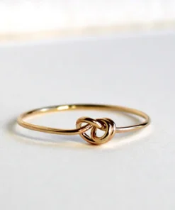 ANELLO FILO D'AMORE NODO ORO 9KT