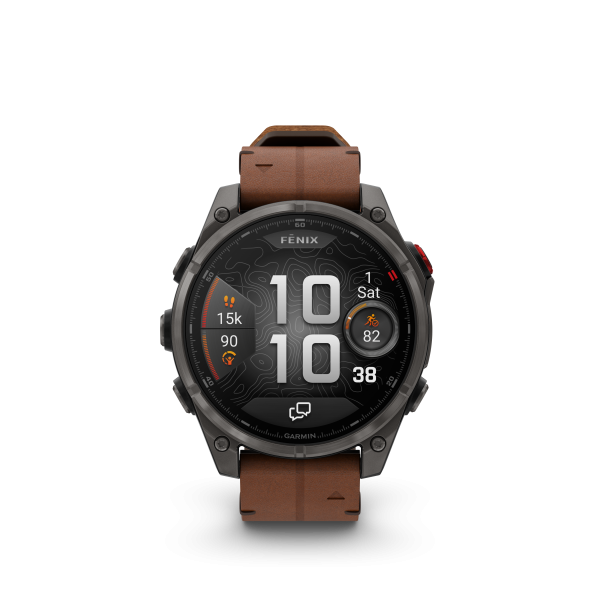 Garmin fenix 8 Pro 47mm Sapphire AMOLED Carbon Grey Titanium - Versione Exclusive