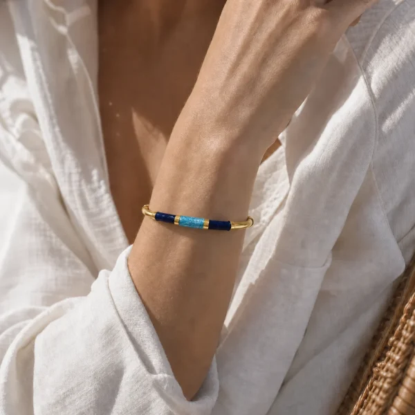 Alternative view of Bracciale 90’s Baby - Blu / Azzurro