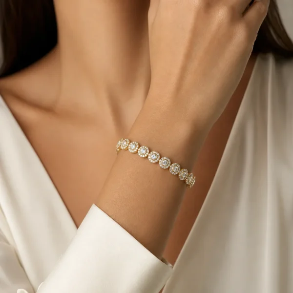 Alternative view of Bracciale Tennis Una Angelic Oro